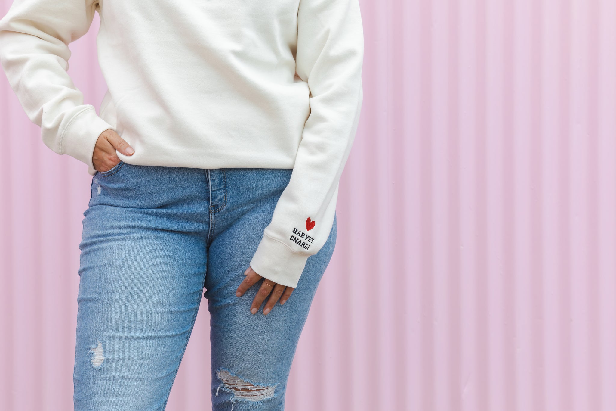 BLD LIFESTYLE CLUB CREW: "Breed Mum" | Ecru (3D Puff Embroidery)