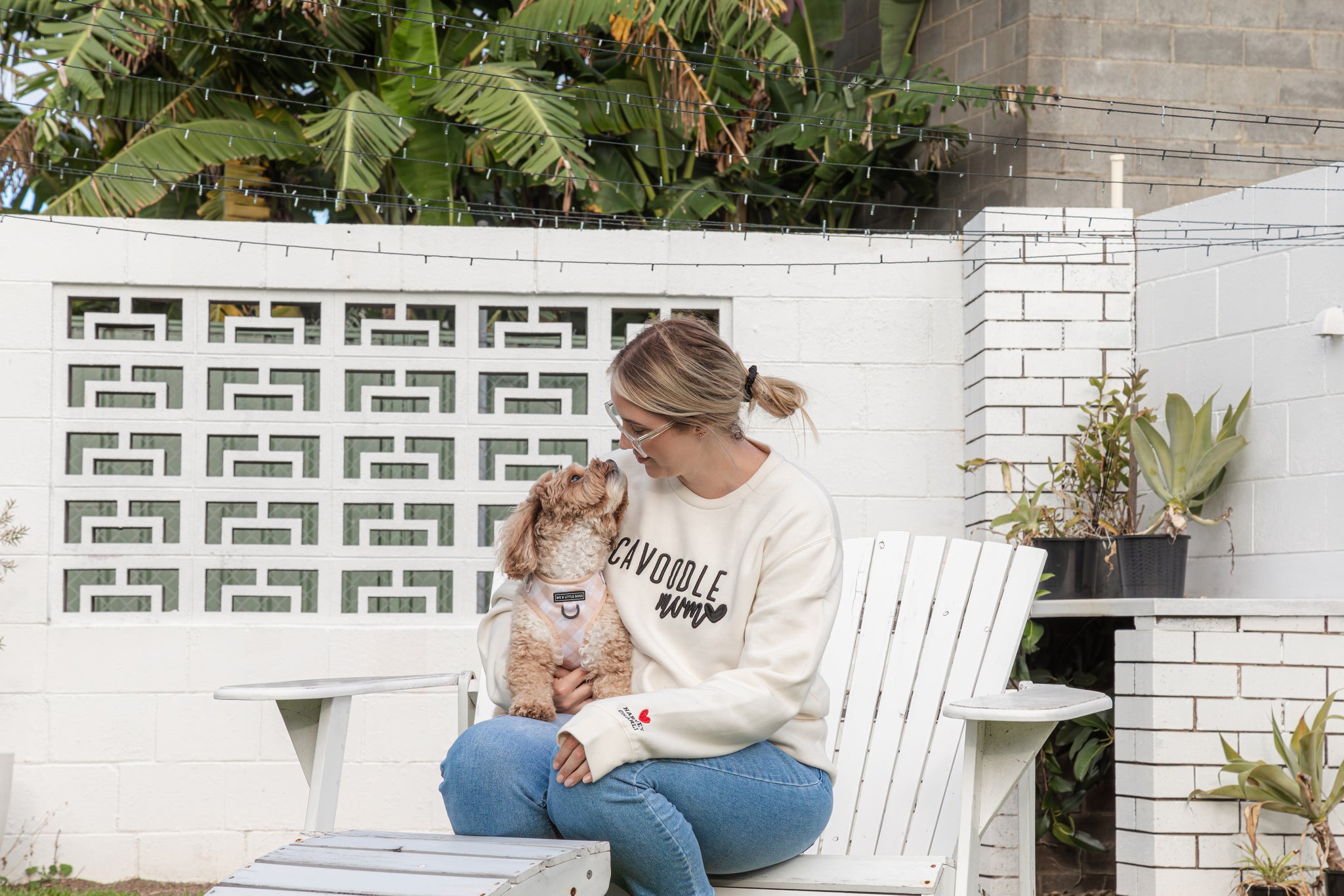 BLD LIFESTYLE CLUB CREW: "Breed Mum" | Ecru (3D Puff Embroidery)