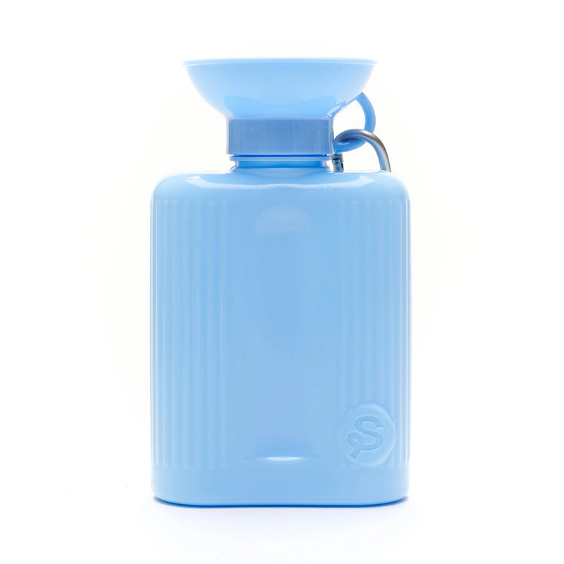 Springer: Growler Dog Water Travel Bottle - Sky Blue