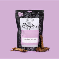 DOG TREATS | Biggies Raw Pantry: Chicken Necks 125g
