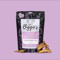 DOG TREATS | Biggies Raw Pantry: Chicken Wing Tips 125g