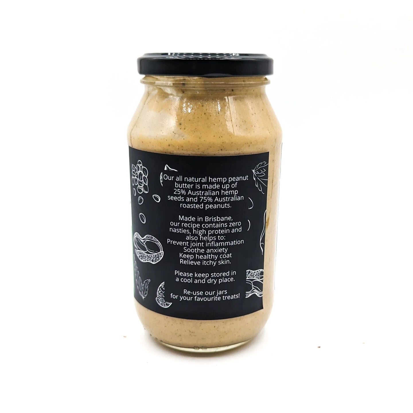 DOG TREATS | Biggies Raw Pantry: Hemp Peanut Butter