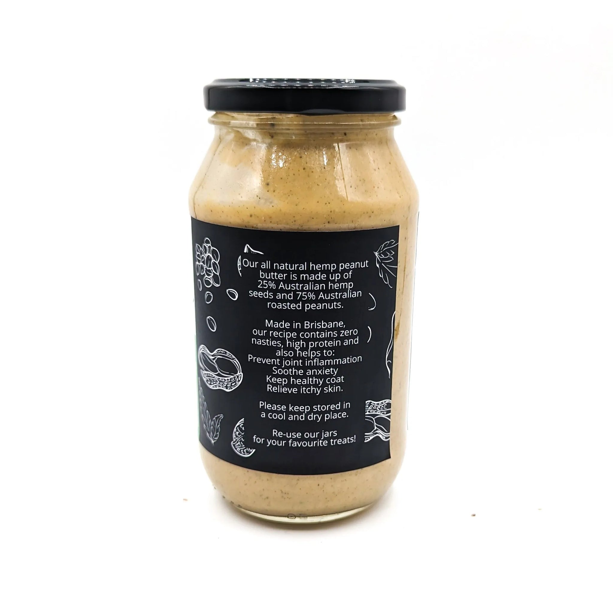 DOG TREATS | Biggies Raw Pantry: Hemp Peanut Butter
