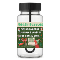 DOG TREATS | Meaty Bubbles: Pigs In Blanket Christmas 2025 Bubbles 125ml