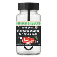 DOG TREATS | Meaty Bubbles Beef Steak Bubbles 125ml