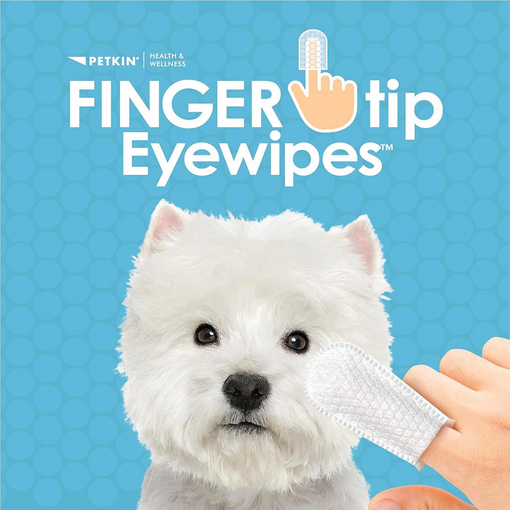 Petkin: Fingertip Eye Wipes (50pk)