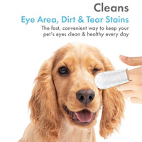 Petkin: Fingertip Eye Wipes (50pk)