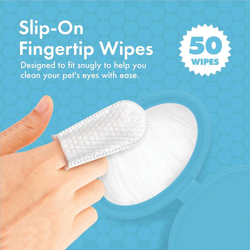 Petkin: Fingertip Eye Wipes (50pk)