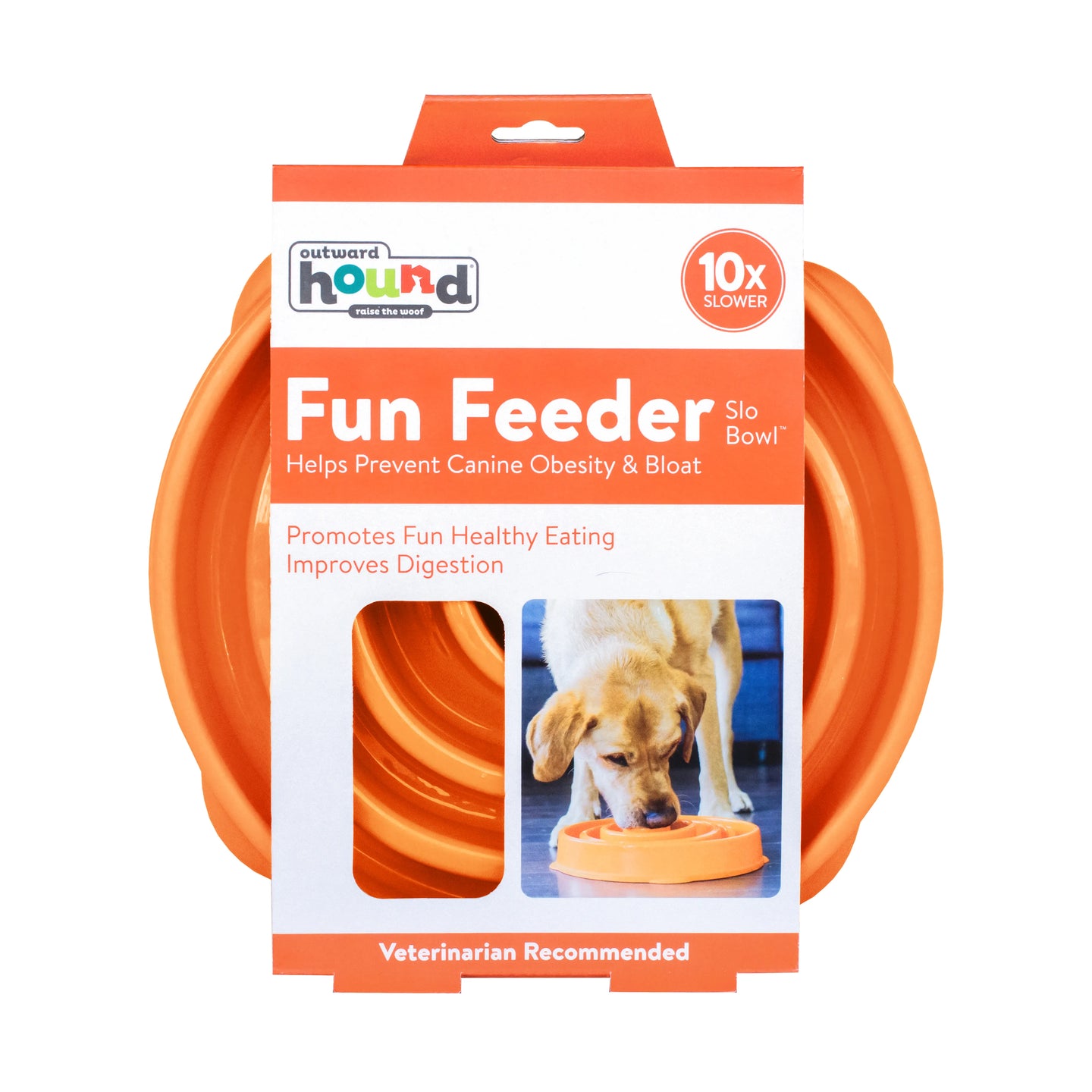 Outward Hound: Fun Feeder | Large | Orange