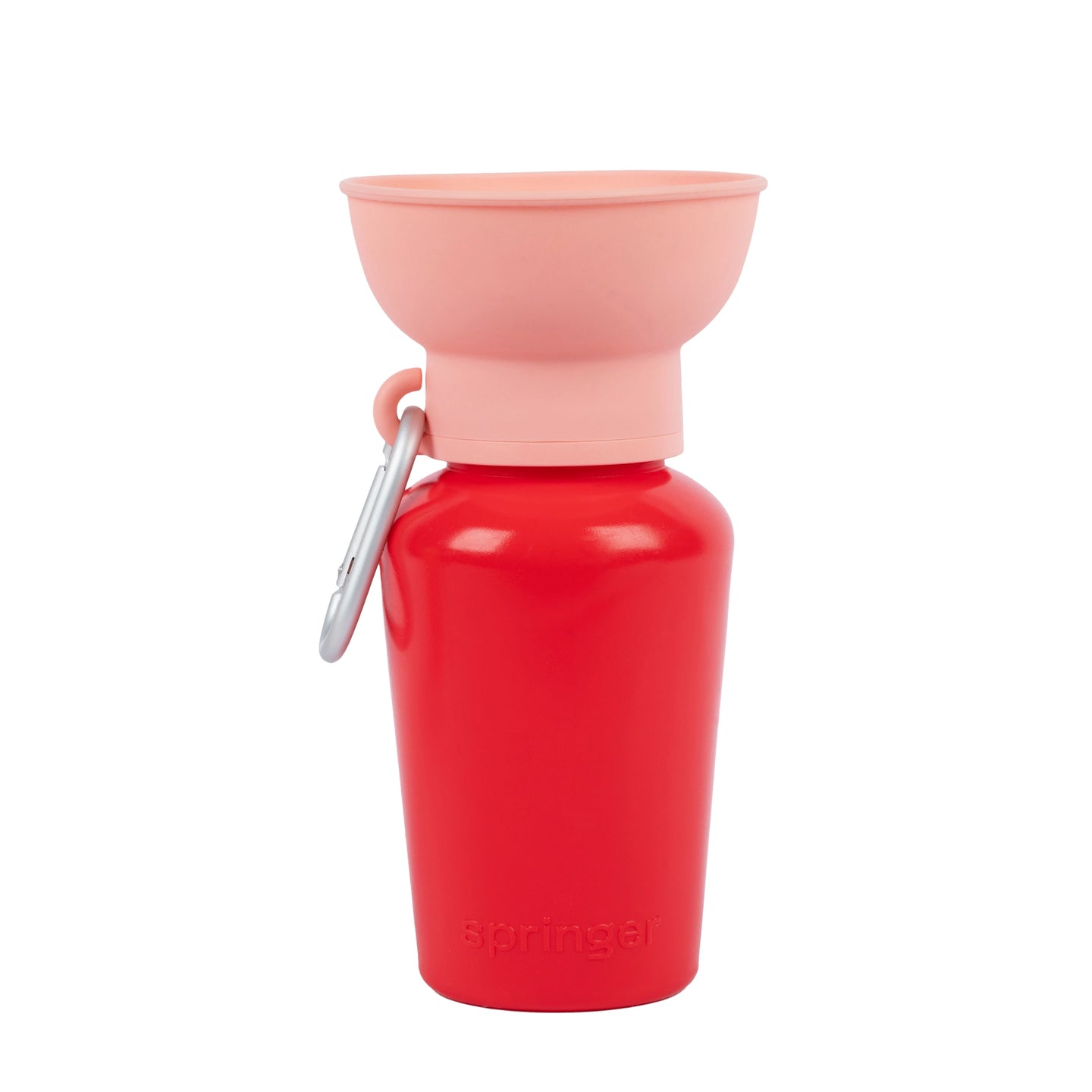 Springer: Flip Dog Travel Bottle - Strawberry/Guava