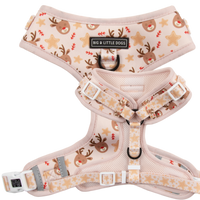 ADJUSTABLE DOG HARNESS: Dashing Through The Stars