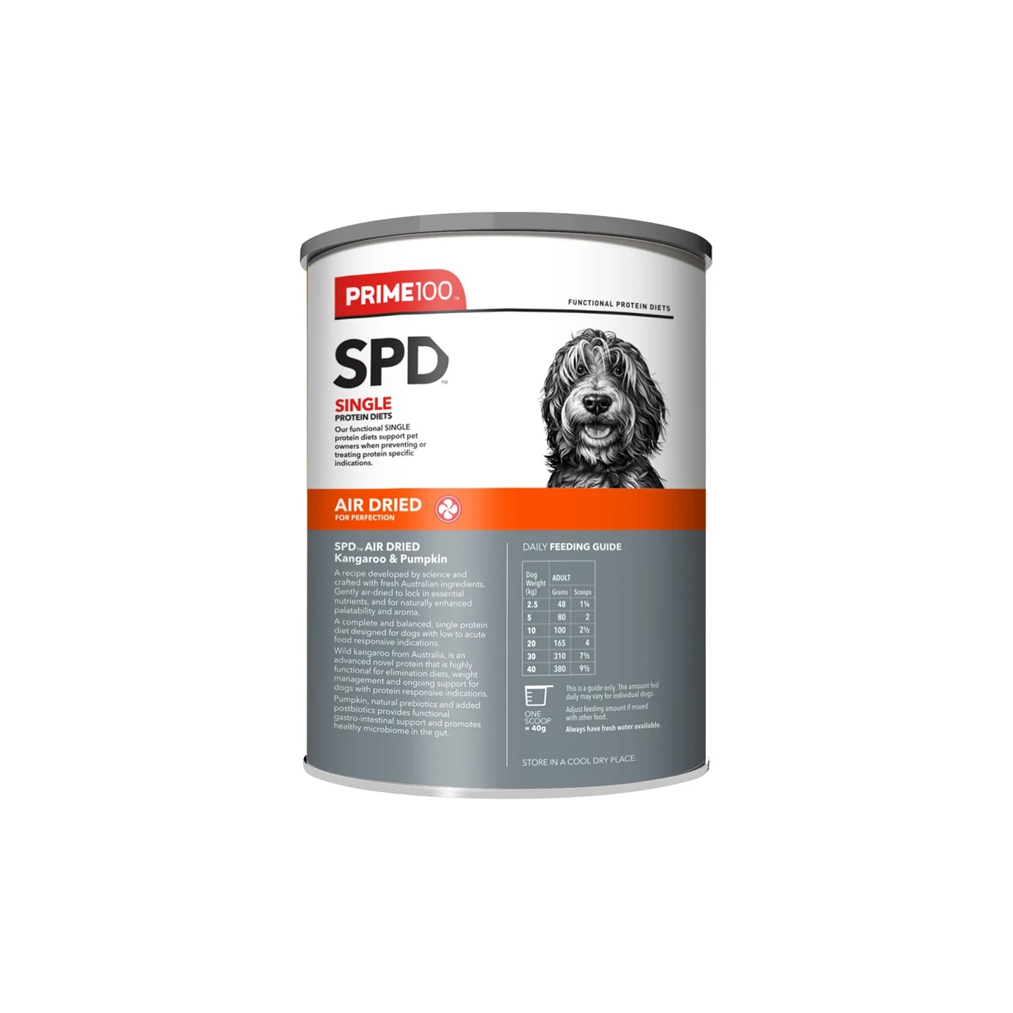 DOG FOOD | Prime100: SPD Air Kangaroo & Pumpkin 600g
