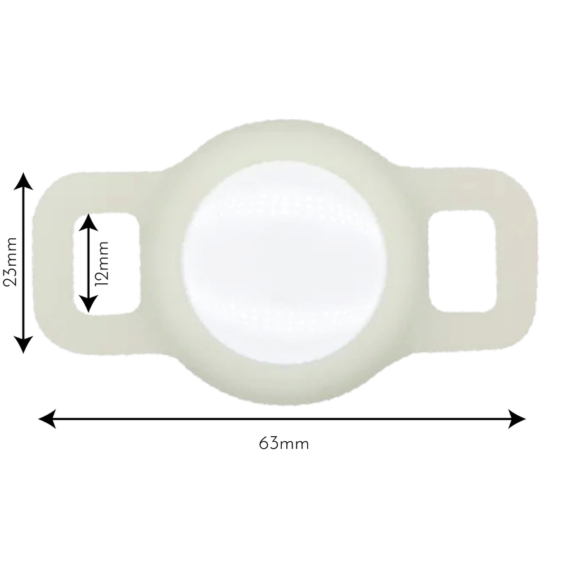 AirTag Holder | Harness or Collar Mounted (XS/S Size) | Glow-in-the-Dark