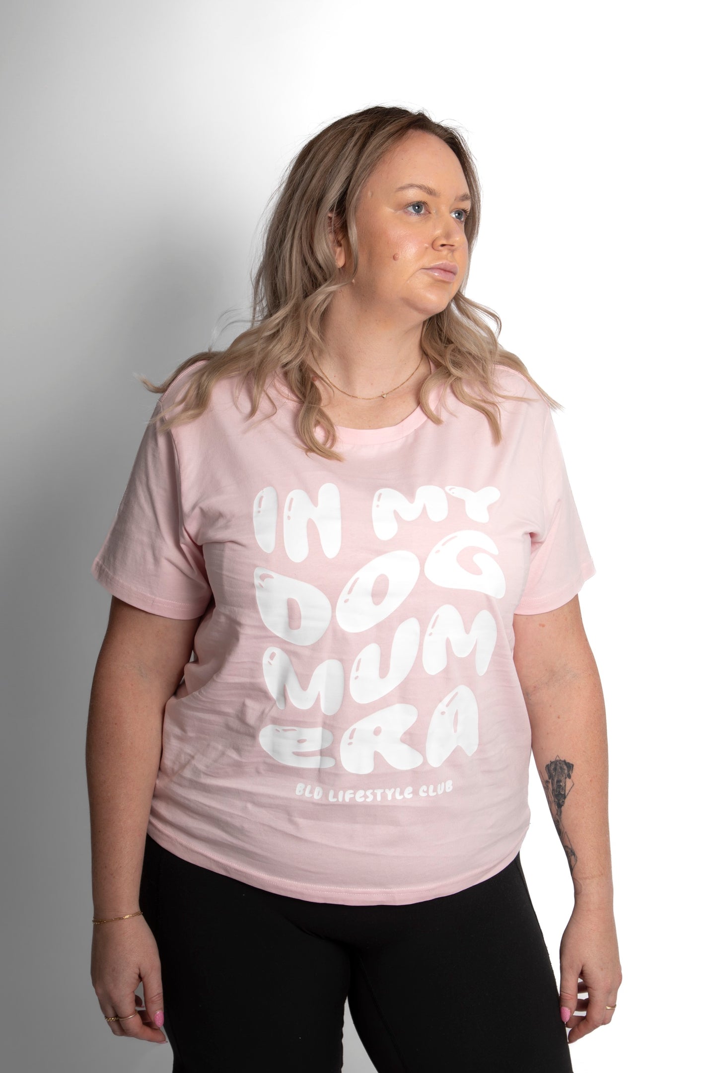 BLD LIFESTYLE CLUB TEE: "In My Dog Mum Era" | Pink (Digital Printing)