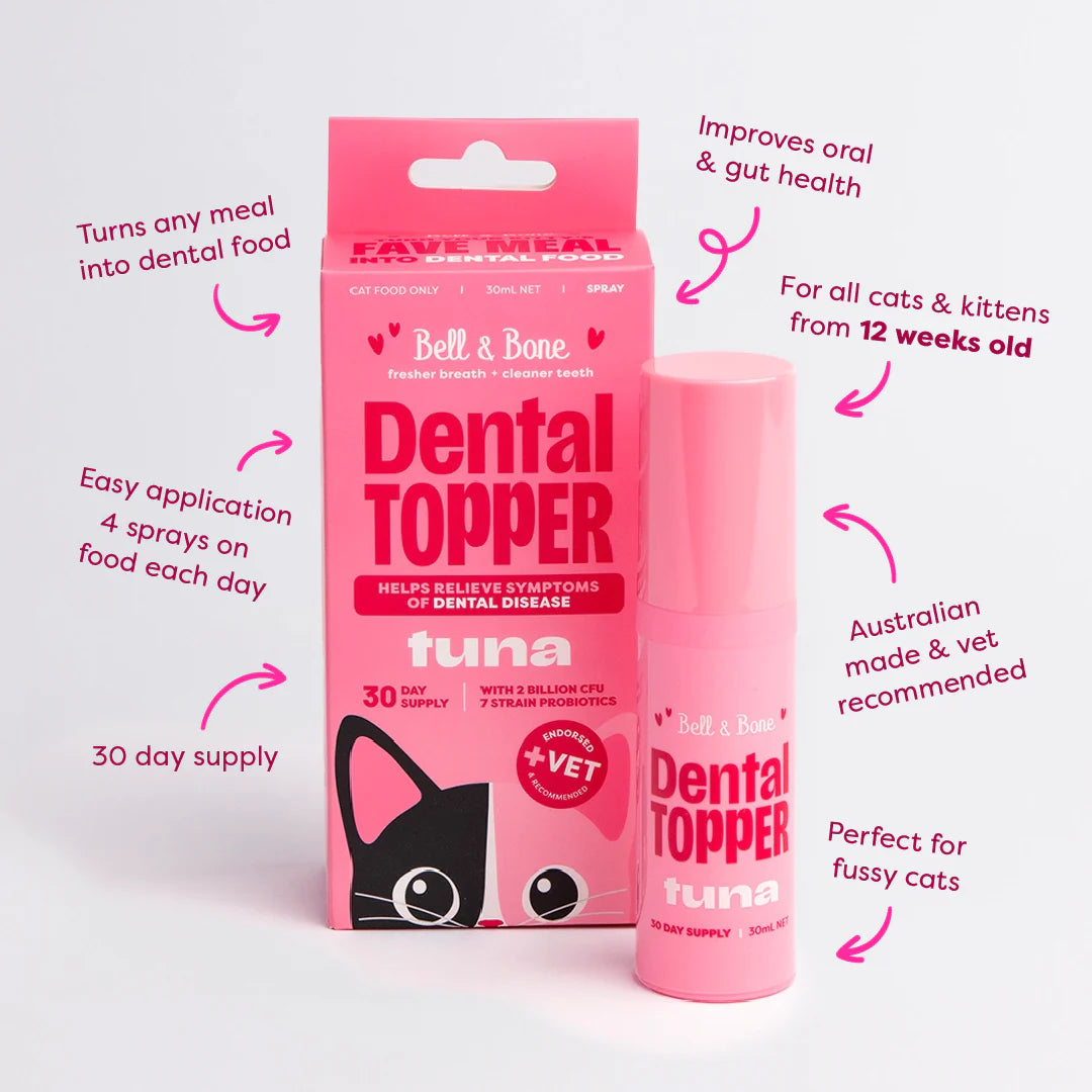 CAT MEAL TOPPER: Bell & Bone Cat Dental Topper - Tuna