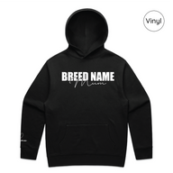 BLD LIFESTYLE CLUB HOODIE: "Breed Mum" | Black (Vinyl)