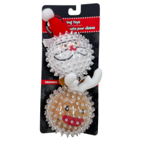 CAITEC: Two Pack Santa & Reindeer Ball Set