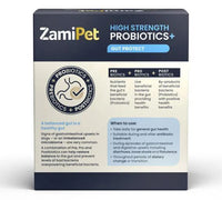 DOG SUPPLEMENT | Zamipet High Strength Probiotic + Gut Protect | 30 Satchels