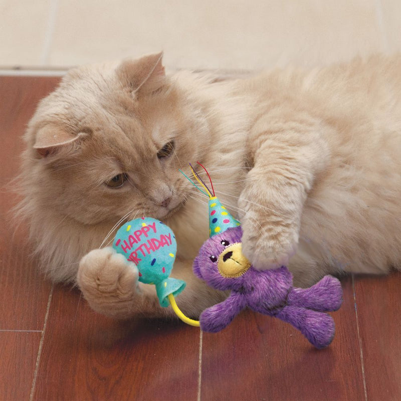 KONG (CAT): Occasions Birthday Teddy Catnip Toy