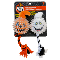 CAITEC: Tug & Play Halloween Dog Toy Twin Pack