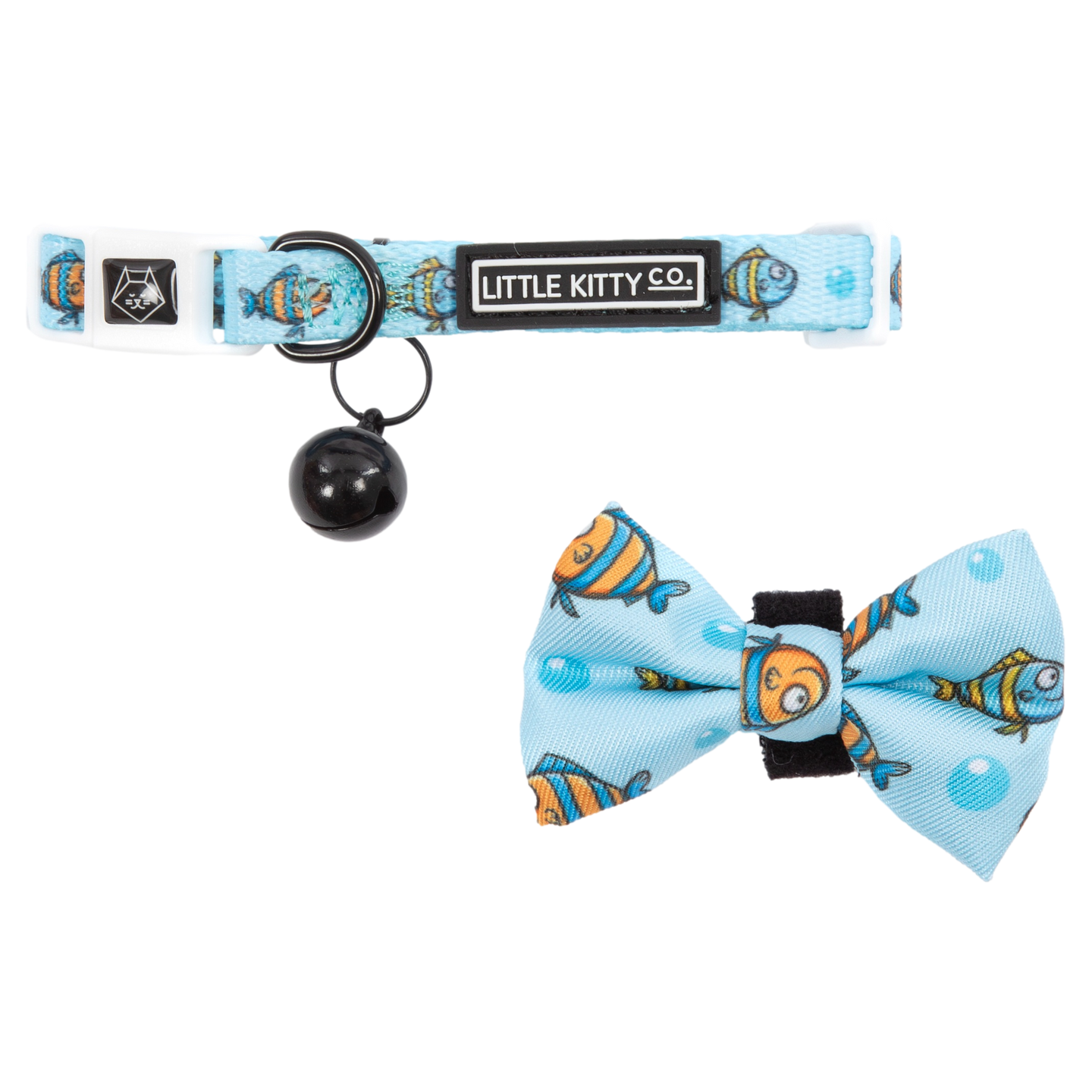 CAT COLLAR & BOW TIE: Here, Fishy, Fishy