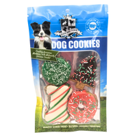 DOG TREATS | Huds and Toke: Mixed Christmas Cookie Pack | 4 Pce