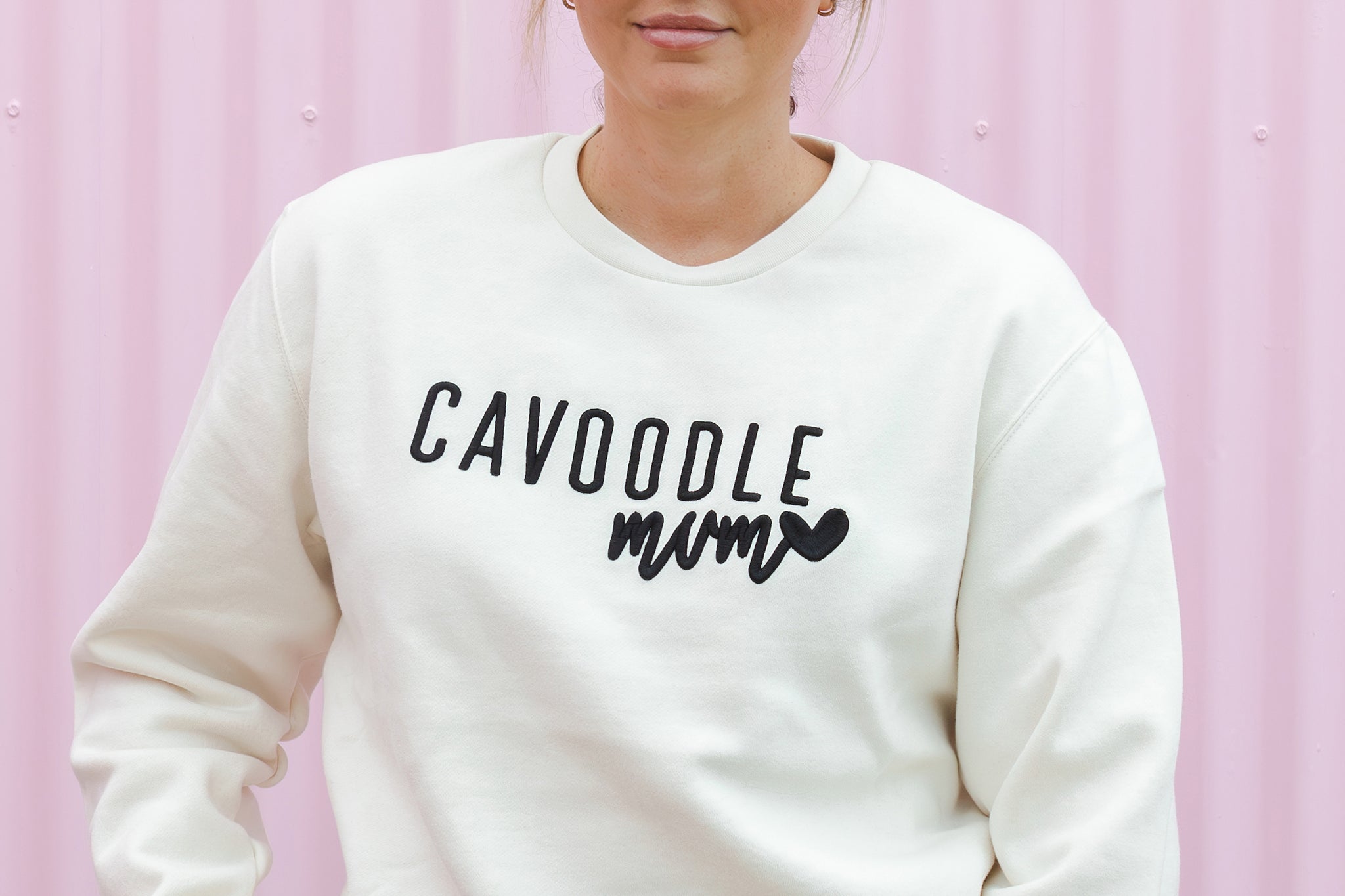 BLD LIFESTYLE CLUB CREW: "Breed Mum" | Ecru (3D Puff Embroidery)