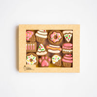 DOG TREATS | Golden BARKery: Dog Biscuits - Celebration Box (Pink)