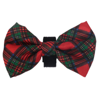 DOG BOW TIE | Festive Tartan {FINAL SALE}