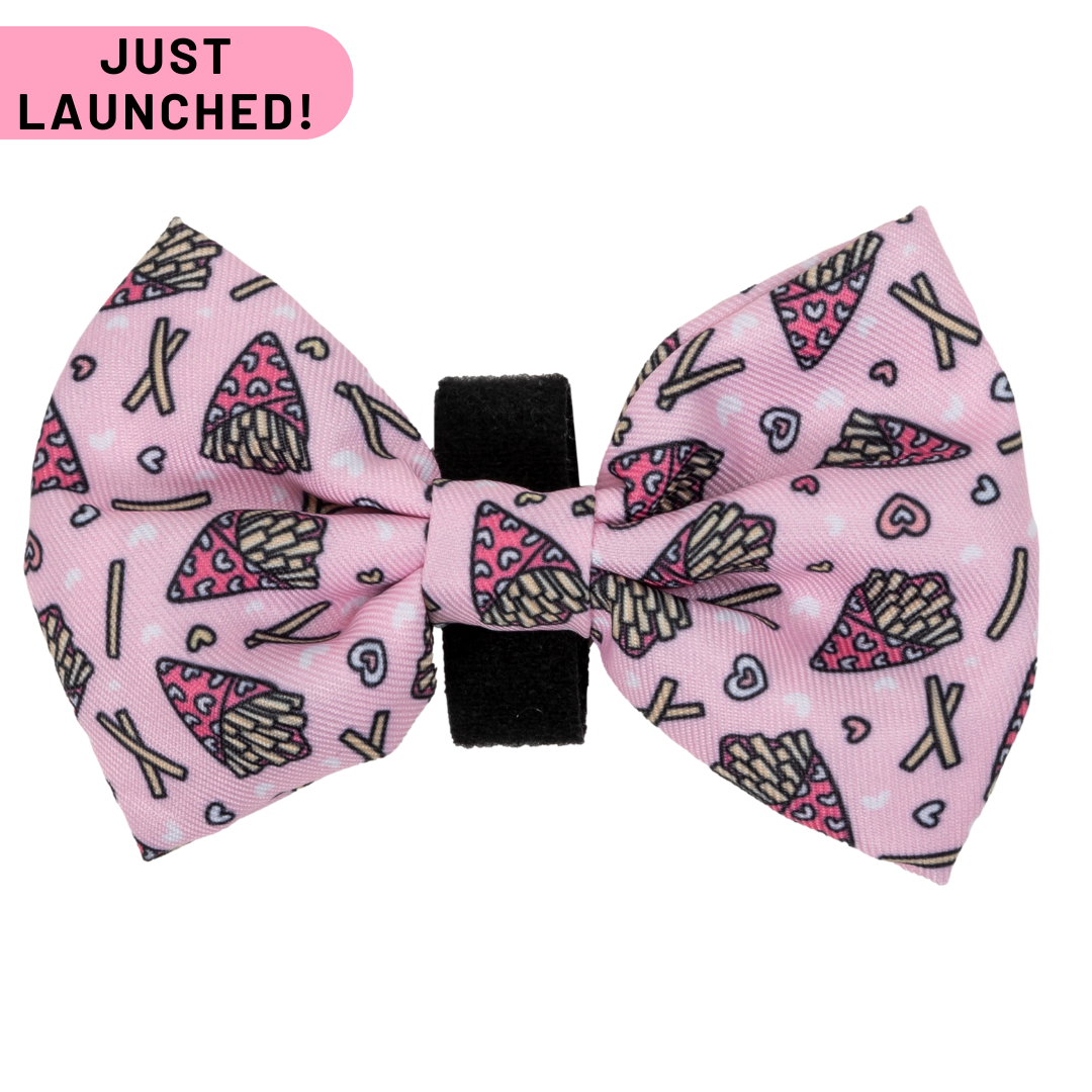 DOG BOW TIE Fries Before Guys Big & Little Dogs