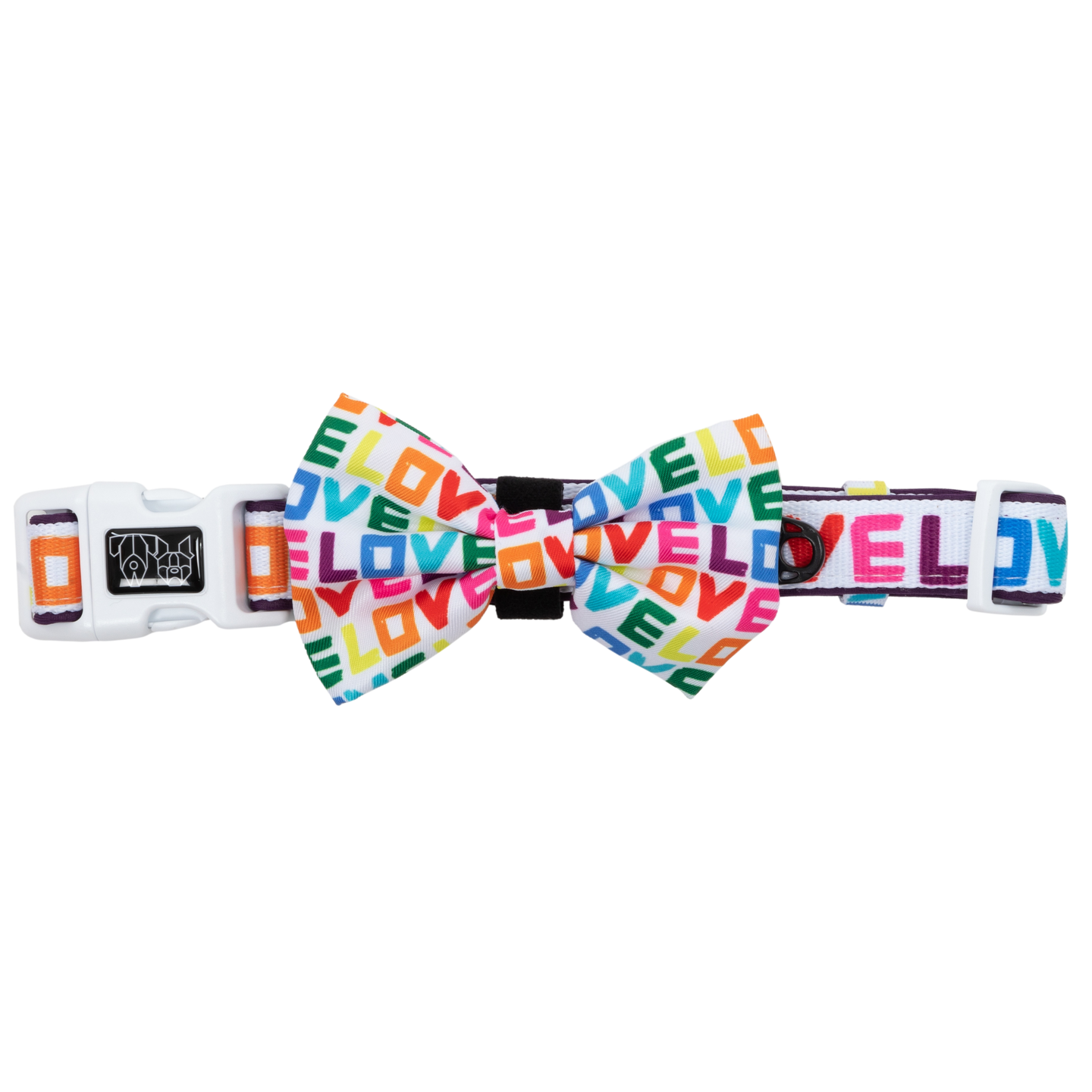 DOG COLLAR & BOW TIE: Love Wins {FINAL SALE}