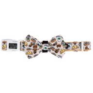 DOG COLLAR & BOW TIE: Pupper Cup {FINAL SALE}