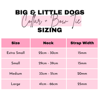 DOG COLLAR (+ BOW TIE option): Oodles of Love