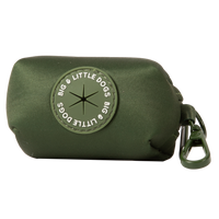 DOG POOP BAG HOLDER: Olive