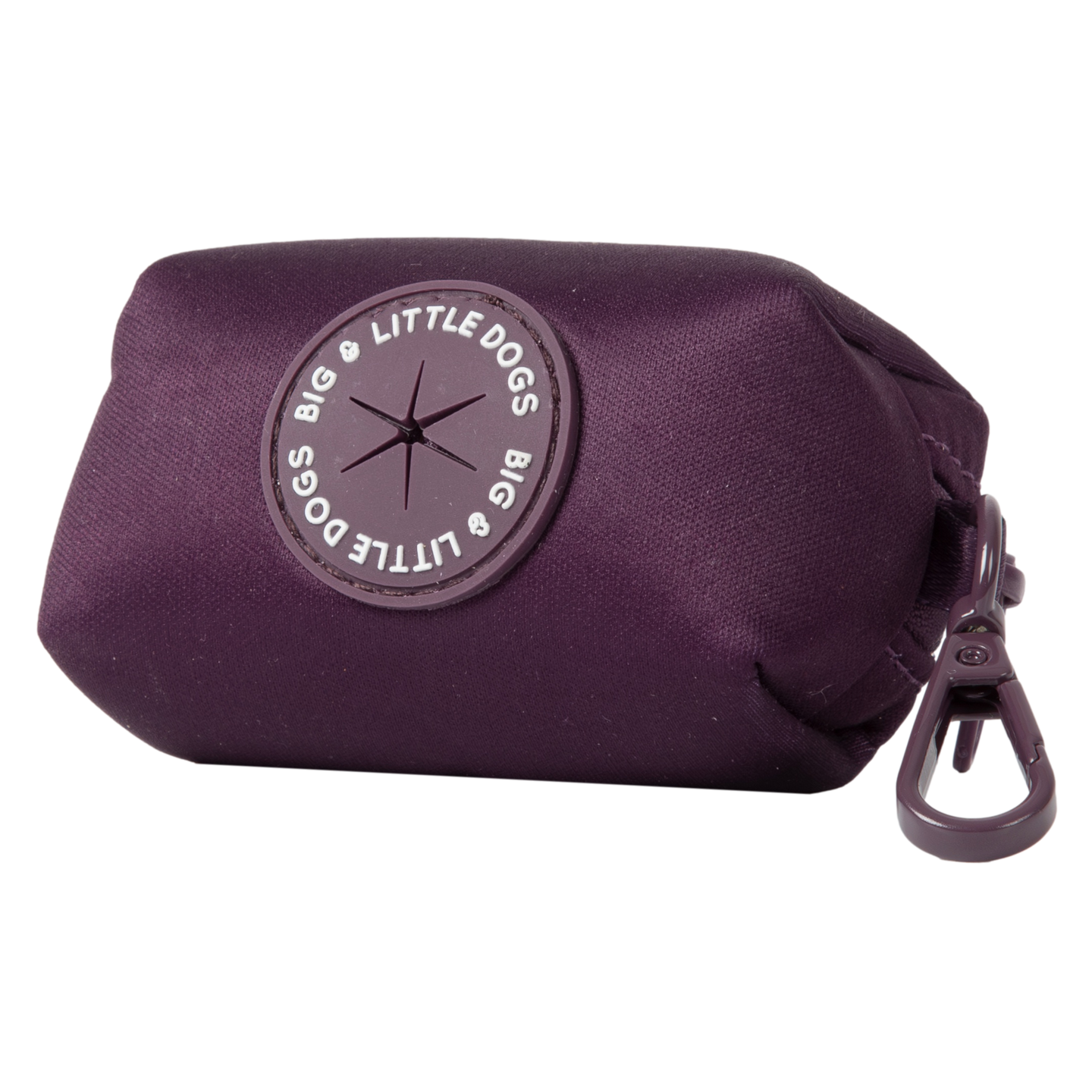 DOG POOP BAG HOLDER: Plum