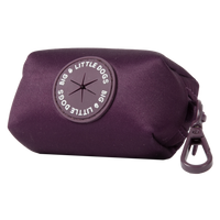 DOG POOP BAG HOLDER: Plum