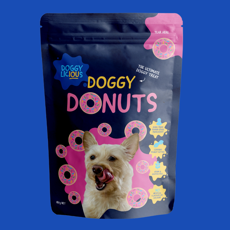 DOG TREATS | Doggylicious: Doggy Donut Treats 180g
