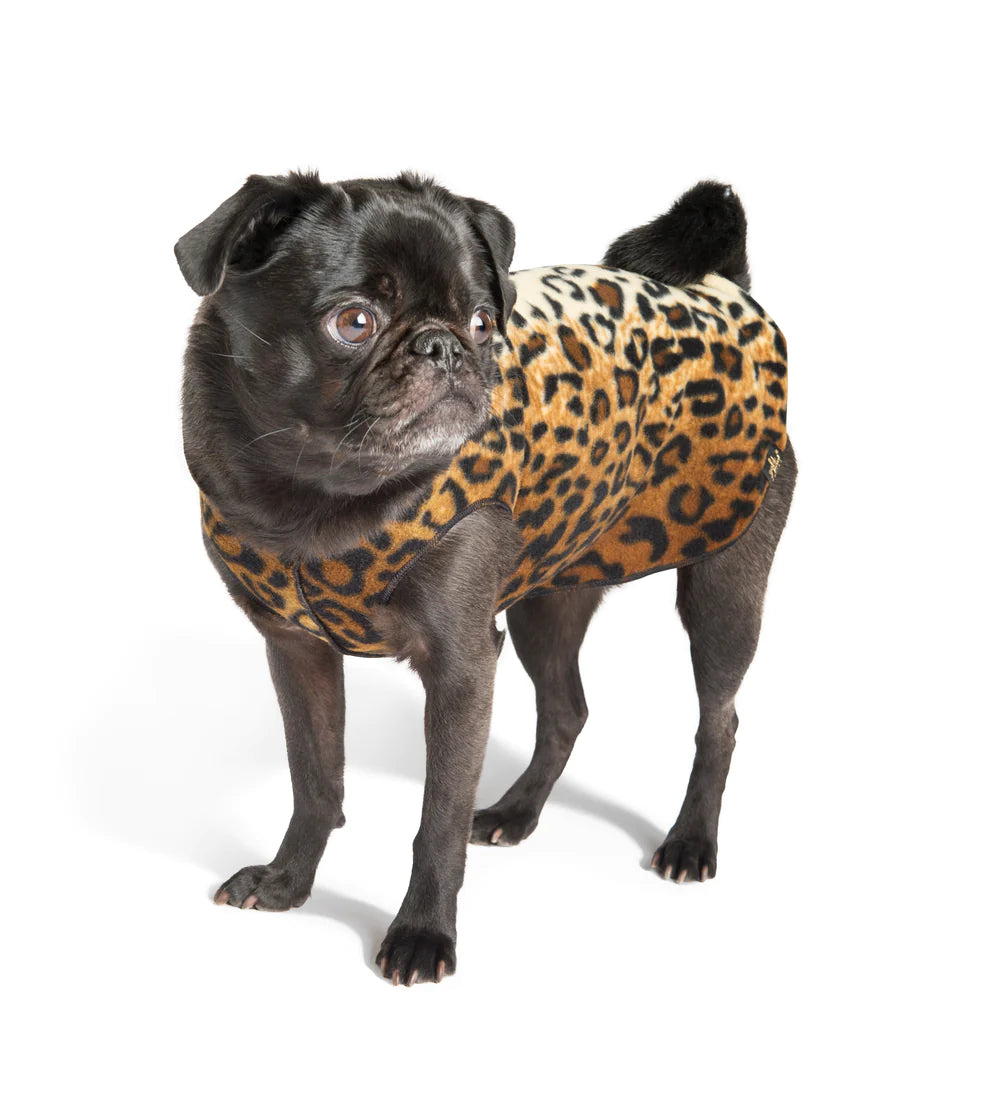 DOG STRETCH FLEECE | Goldpaw: Leopard