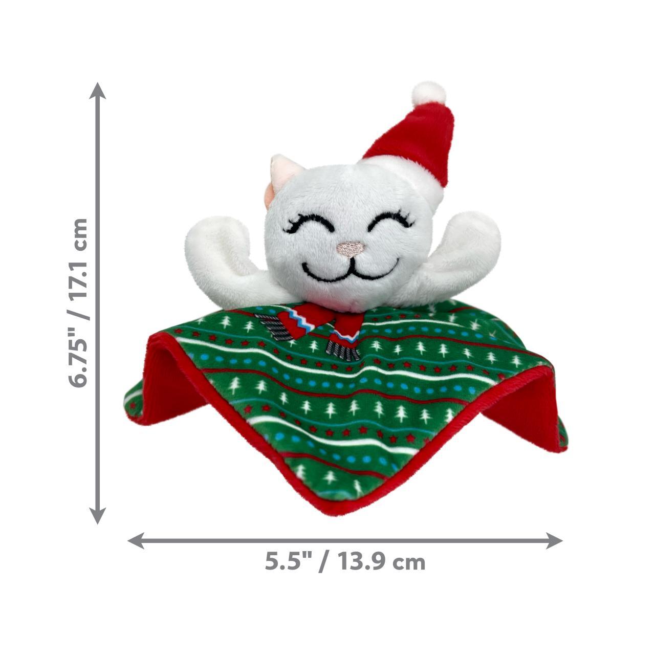 KONG (CAT): Crackles - Christmas Holiday Crackles Santa Kitty Cat
