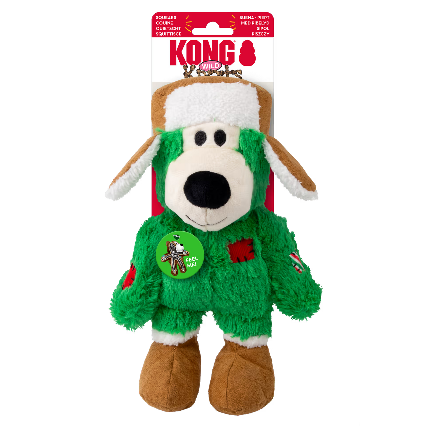 KONG: Holiday Wild Knots Bear Green M/L