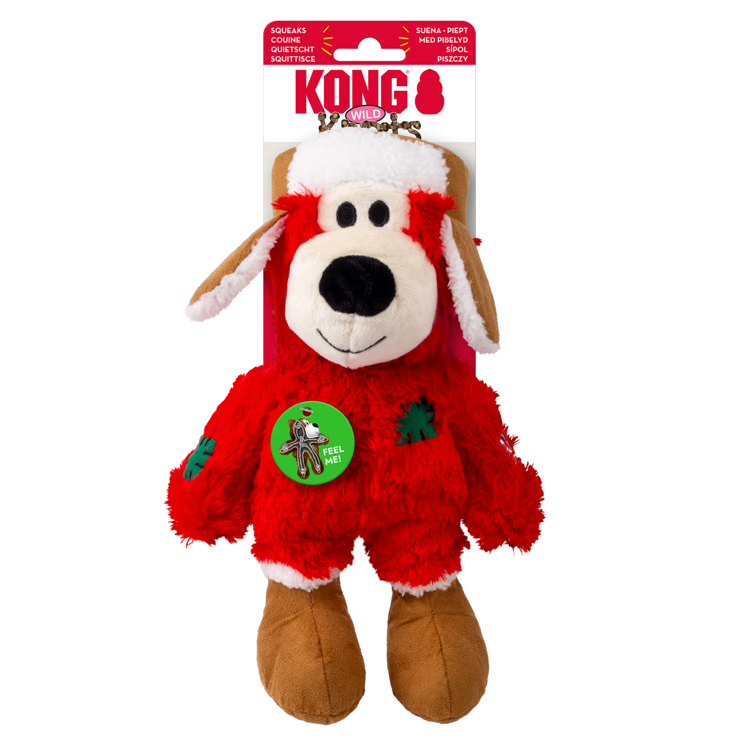 KONG: Holiday Wild Knots Bear Red M/L