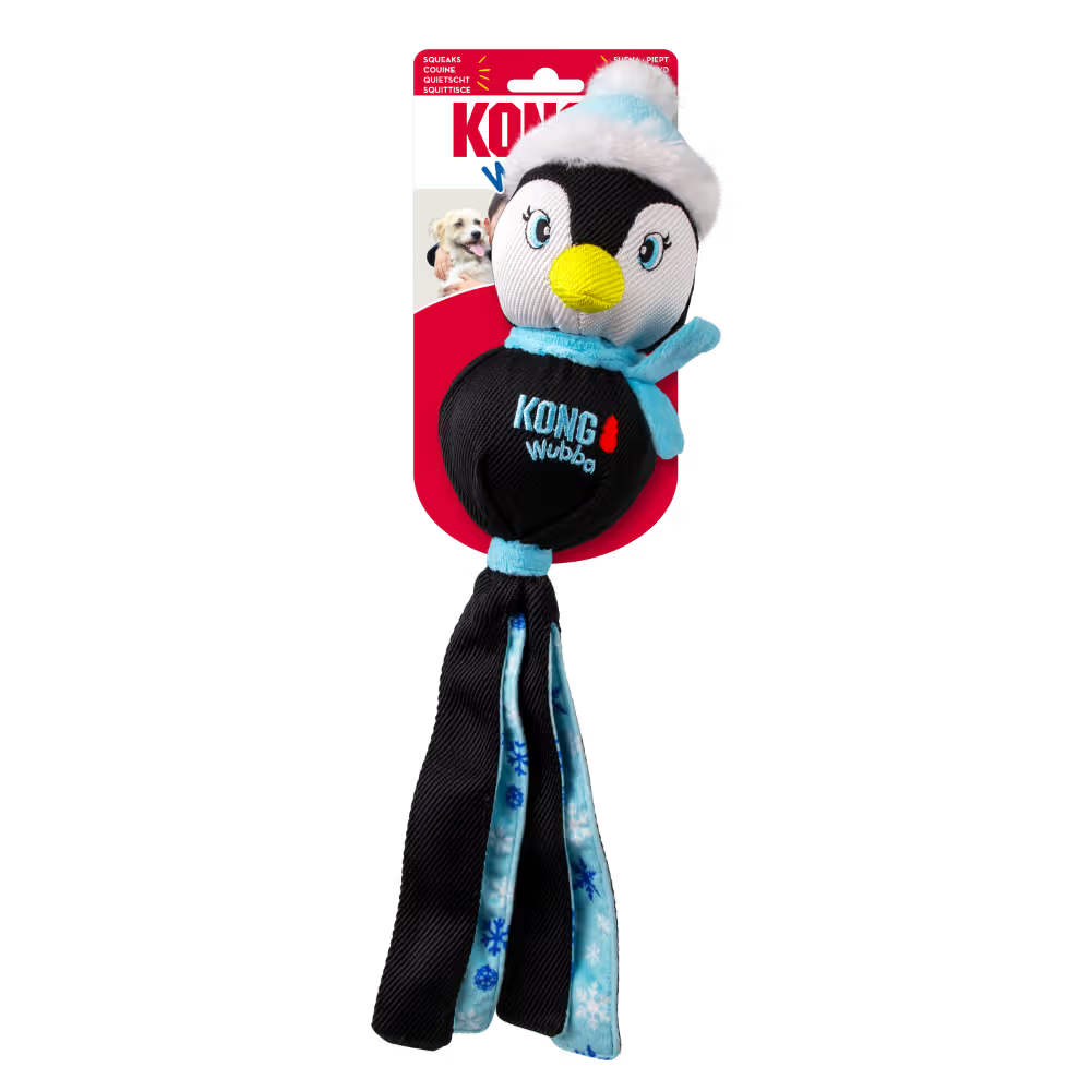 KONG: Holiday Wubba Penguin - Large