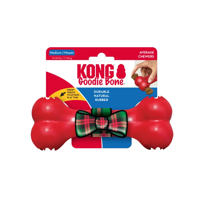 KONG: Christmas Holiday Goodie Bone - Medium