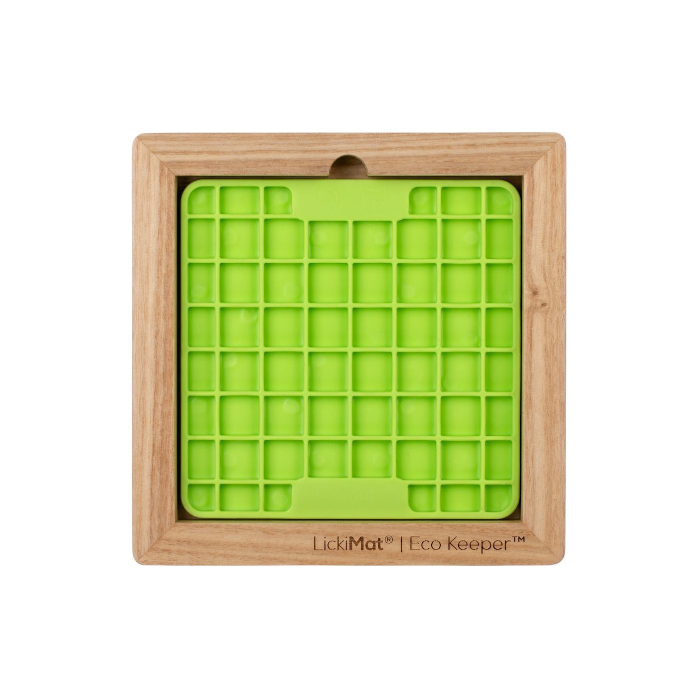 LICKIMAT: Wooden Eco Slow Feeder Keeper -  For Mini Sized Lick Mats (FINAL SALE)