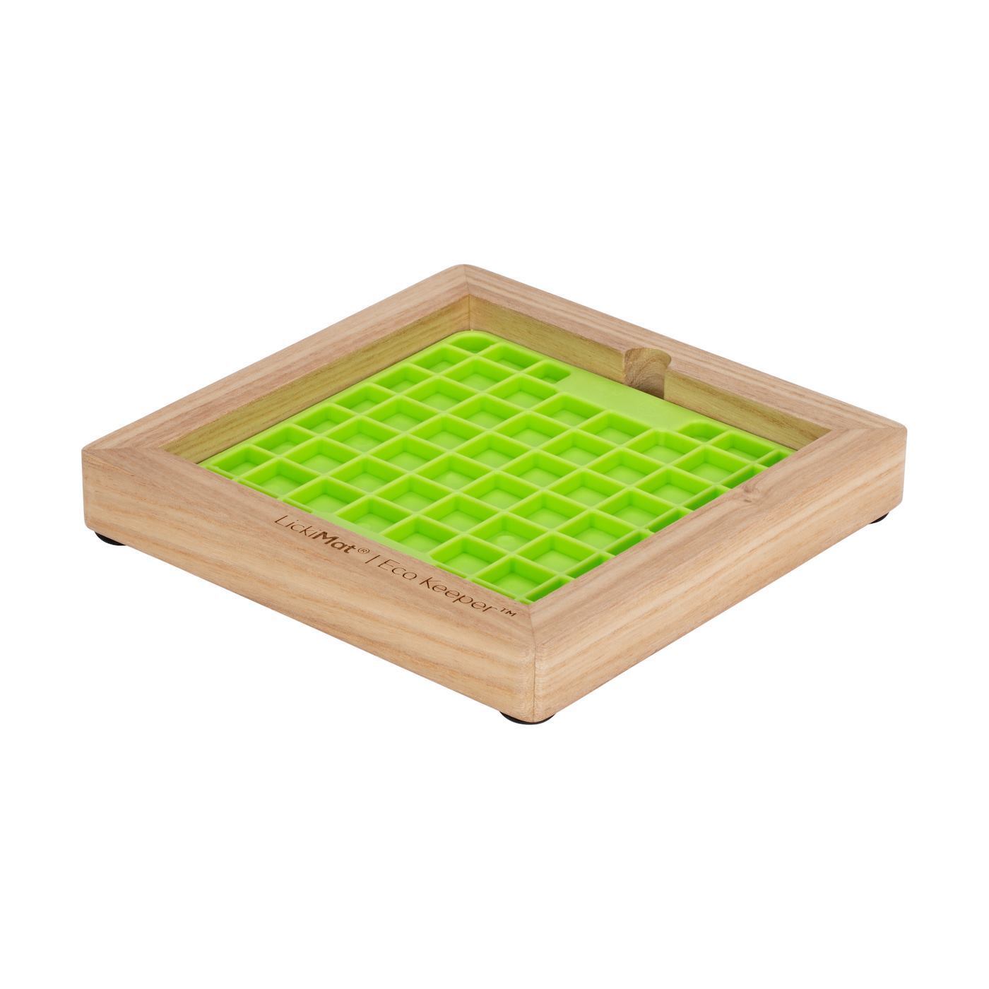 LICKIMAT: Wooden Eco Slow Feeder Keeper -  For Mini Sized Lick Mats (FINAL SALE)