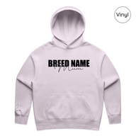 BLD LIFESTYLE CLUB HOODIE: "Breed Mum" | Orchid (Vinyl)