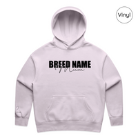BLD LIFESTYLE CLUB HOODIE: "Breed Mum" | Orchid (Vinyl)