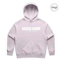 BLD LIFESTYLE CLUB HOODIE: "Breed Mum" | Orchid (Vinyl)
