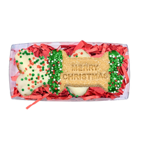 DOG TREATS | Huds and Toke: Little Merry Christmas Bones - 2 Pces (in GIFT BOX) (NEW!)