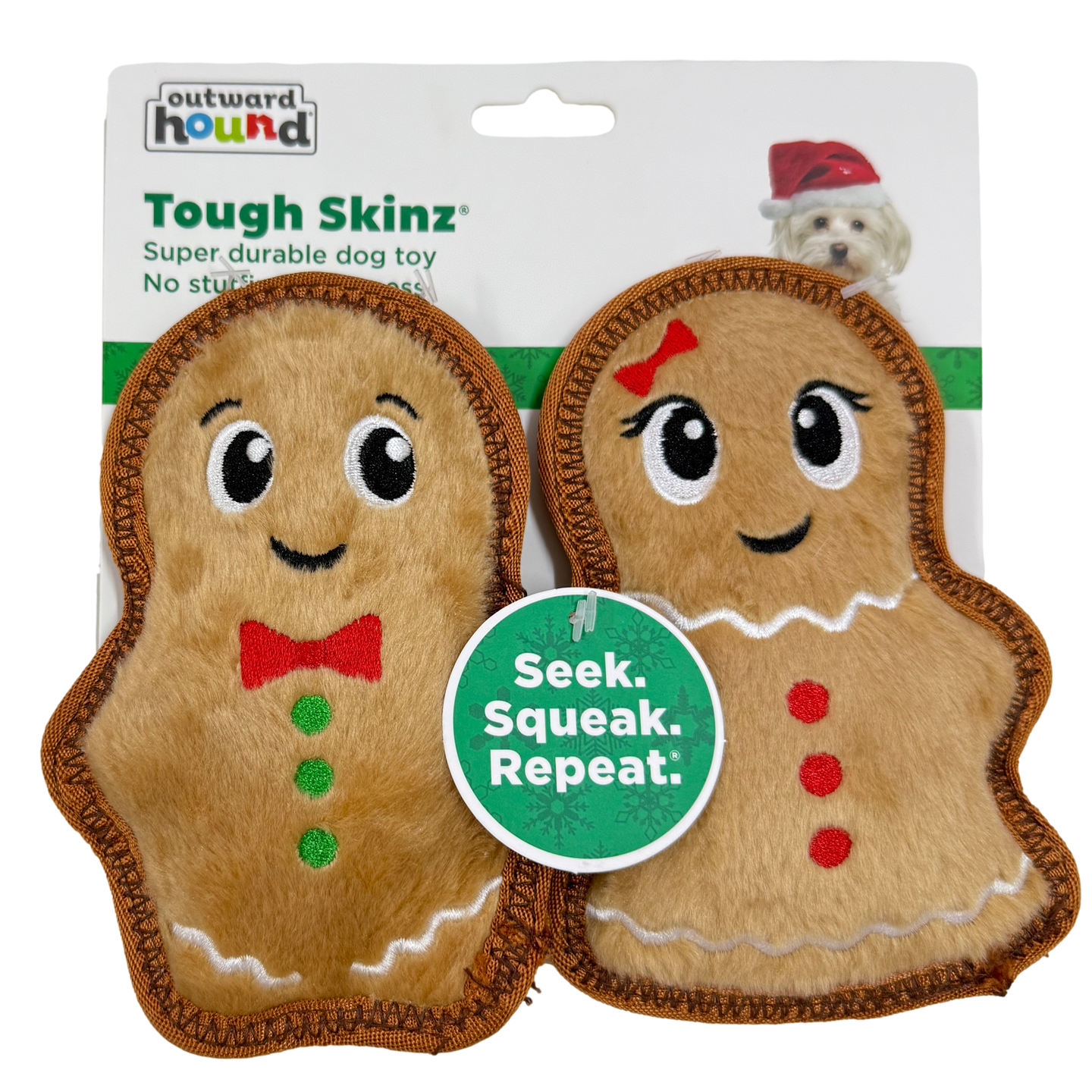 Outward Hound: Tough Skinz - Small Gingerbread  (2 Pack)